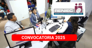CONVOCATORIA RENIEC