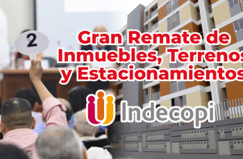 Gran Remate de INDECOPI: Adquiere Inmuebles, Terrenos y Estacionamientos con Precios Base desde S/9,726 (31 de Octubre)