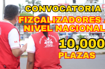 JNE Convoca a Más de 10,000 Fiscalizadores de Local de Votación para las Elecciones Generales 2026