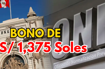 Bono ONP 1,375 soles: ¿Quiénes cobrarán este beneficio en dos armadas?