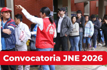 JNE Convoca a Más de 100 Fiscalizadores de Local de Votación para las Elecciones Generales 2026