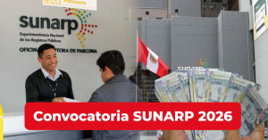 Convocatoria SUNARP 2026